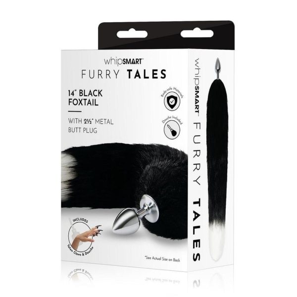 Furry Tales Black Foxtail Butt Plug - Image 4
