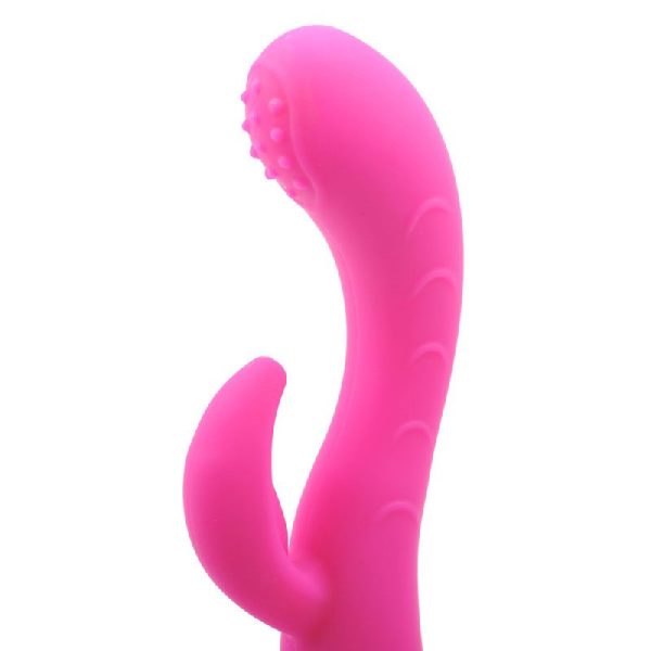 Silicone Dual Motors GSpot Vibrator Pink - Image 2
