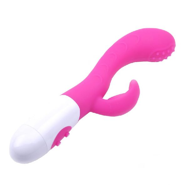 Silicone Dual Motors GSpot Vibrator Pink - Image 4