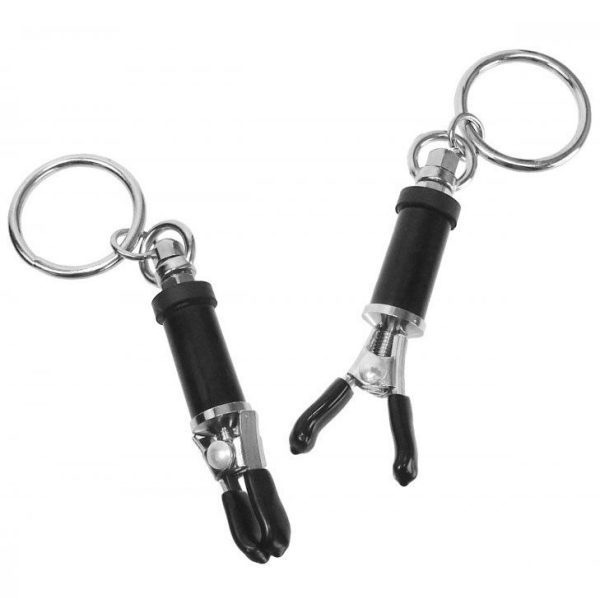 Bondage Ring Barrel Nipple Clamps - Image 2