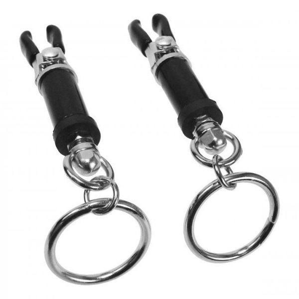 Bondage Ring Barrel Nipple Clamps - Image 3