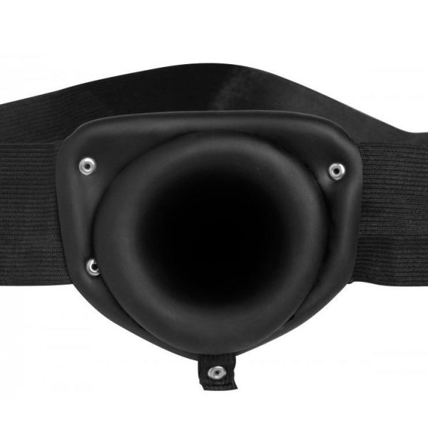 Size Matters Erection Assist Hollow Silicone Dildo Strap On - Image 2